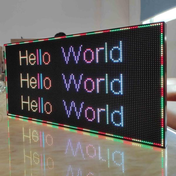 Quality P3RGB Programmable LED Scrolling Sign For Shop Advertising OPEN for sale