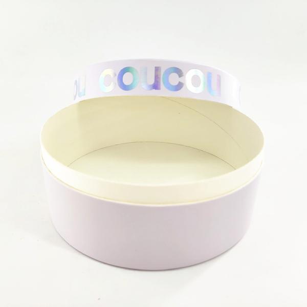 Roll Edge Cardboard Cylinder Tubes 3.5" Diameter Gift Tea Box Packaging