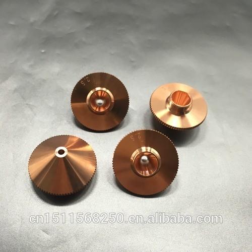 Quality Copper Laser Cutting Consumables / Laser Ray Nozzle IOS9001 Certification for sale