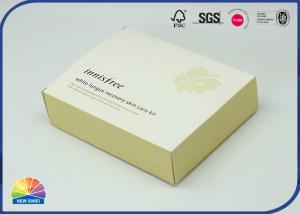 China 350gsm White Kraft Paper Cream Package Folding Paper Carton Box on sale