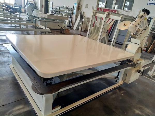 Quality Chain Stitch Auto Flipping Mattress Tape Edge Sewing Machine Adjustable sewing Head for sale