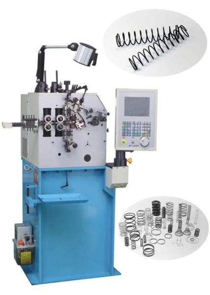 Quality Durable Compression Spring Machine Unlimited Feed Length With Color Monitor Display for sale