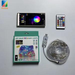Wireless RGB LED String Light Mobile Phone App Control For Christmas