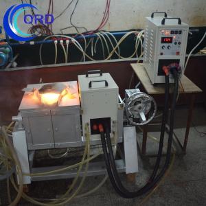 Wholesale 1650℃ Easy To Operate Induction Melting Furnace 1-20KHz Frequency 60KW from china suppliers