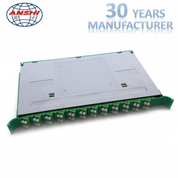 24 Cores 2 Layer Ethernet Distribution Panel High Density Splice Tray Abs