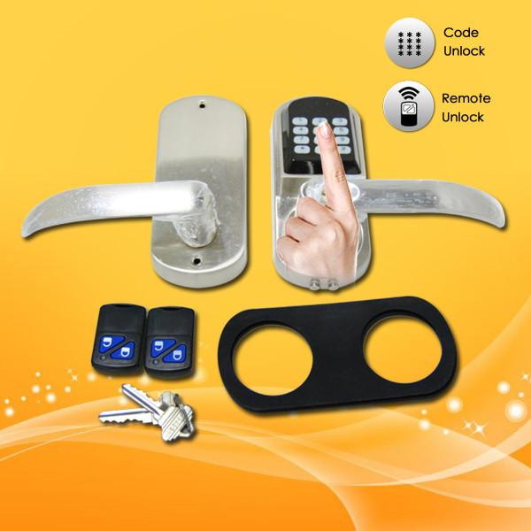 Quality Easy Operated Electronic Keypad Door Lock With Fingerprint / Password Open for sale