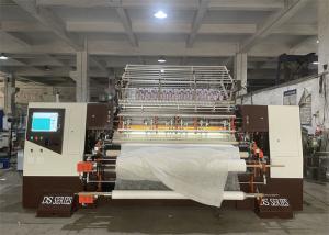 China 3 Needle Bar 1400 RPM Industrial High Speed Quilting Machine on sale