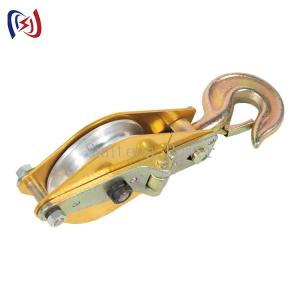 Wholesale 10kn Nylon Sheave Rope Pulley Blocks Transmission Line Stringing Tools from china suppliers