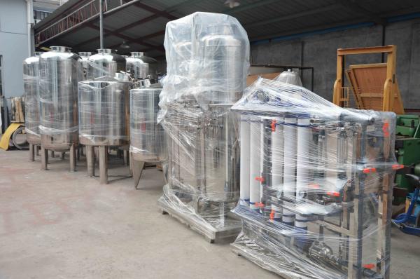 Quality PLC Control RO Water Purification Machines Adopts Multi Medium Mechanical Filter for sale