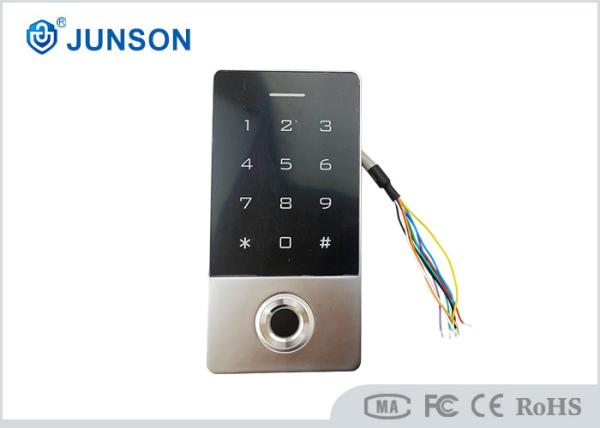 Quality Silver Keypad IP68 Fingerprint Access Control 100mA With WiFi Tuya APP for sale