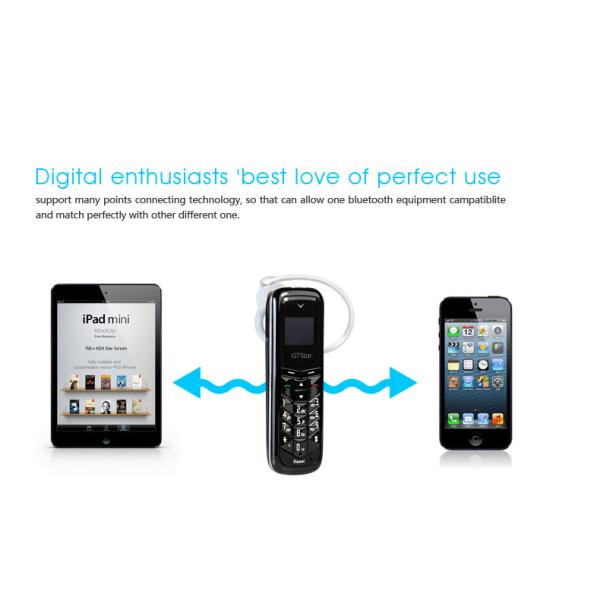 2g GTSTAR BM50 Bluetooth mini mobile phone, MTK6261D wireless portable mobile phone, small size bluetooth mobile phone