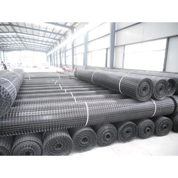Plastic Mesh Grid Biaxial Geogrid Made Of Polypropylene (PP) For Soil Stabilizer On Roads