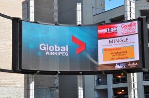 Wholesale P16 LED Curved Display Small Flexible LED Screen Bluetooth WIFI Lined Centralized Control from china suppliers