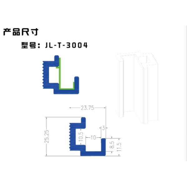 Lightweight Anti Corrosion Clip For 30mm Terracotta Panel Ventilated Facade Support System