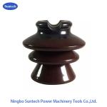 Glazed Pin High Voltage Porcelain Insulators 11KV P - 11 - Y