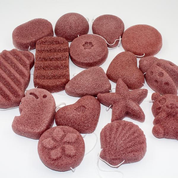 Natural Red Clay Konjac Sponge