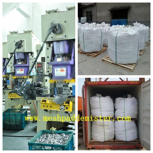 Distillation Column 316 Metal Random Packing Pall Ring 25 × 25 × 0.4 Mm