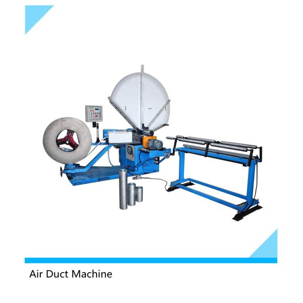 0.6mm Stainless Steel Sheet Spiral Duct Forming Machine 1.5T