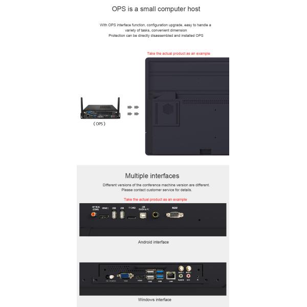 Infrared VESA 98in Touch Screen Interactive Board Aluminum Alloy