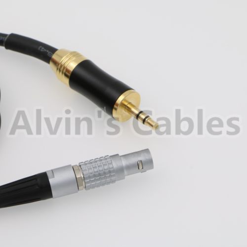 3.5 mm TRS to 5 Pin Lemo Audio Male Time Code Cable for SOUND DEVICES ARRI Alexa