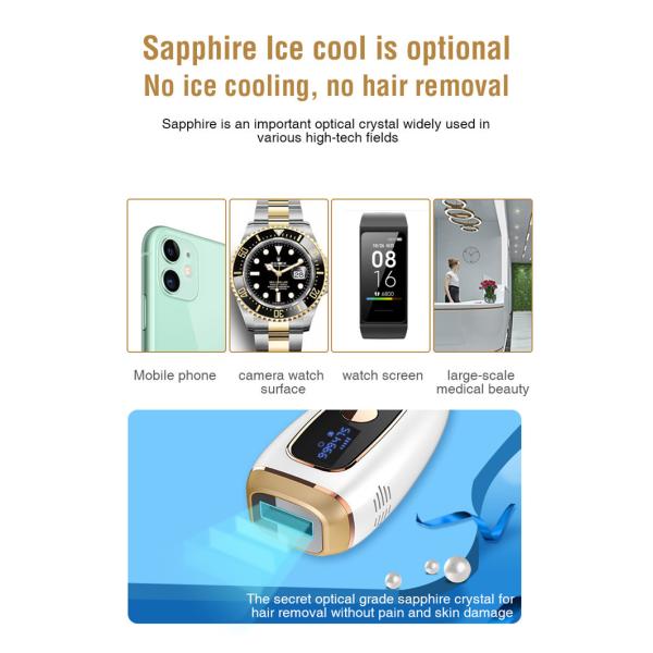 360 ICE Cool FCC 3cm2 IPL Hair Removal Device 990000 Flashes
