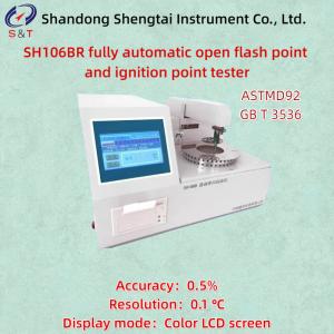 Wholesale Fully Automatic Open Flash Point And Ignition Point Tester ASTMD92 Accuracy 0.5% from china suppliers
