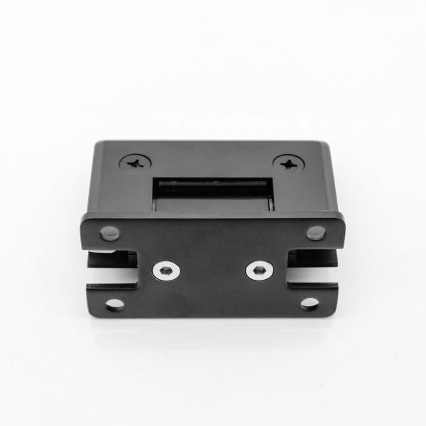 Square Stainless Steel Shower Door with Ceramic Tray and 90 Degree Glass Pivot Door