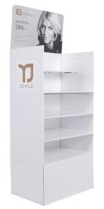POP Up Cardboard Floor Display Rack Multiscene Thickened Multilayers