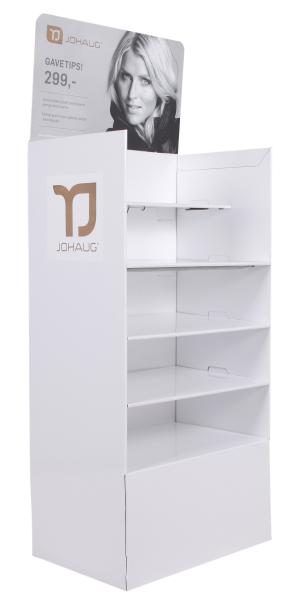 Quality POP Up Cardboard Floor Display Rack Multiscene Thickened Multilayers for sale