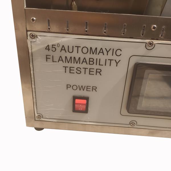 Quality 45 Degree Flammability Tester Automatic Burning Tester Flammability Test Chamber for sale