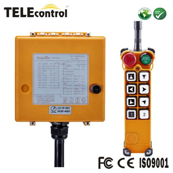 Quality 9 function buttons(2 double speed and 7 single speed Industrial Hoist Remote Control F26-A2 Telecrane/TELEcontrol(UTING) for sale
