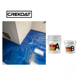Wholesale Clear Pure Epoxy Resin Metallic Floor Paint Heat Resistant from china suppliers