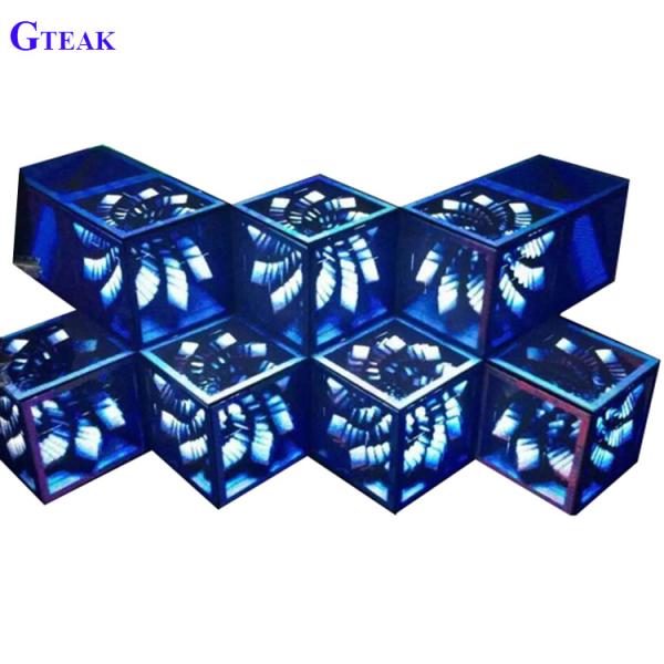 Quality 3D effect full color led dj booth for sale