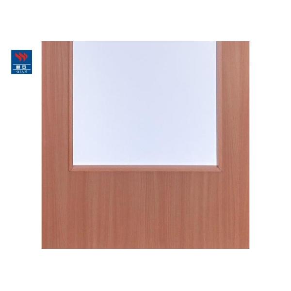 UL Hotel Security Solid Wooden 8mm Fire Rated Glass Doors