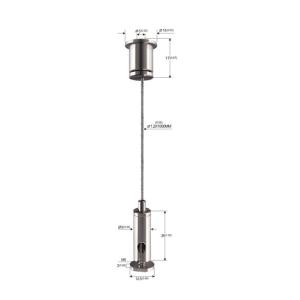 China LED Linear Lamp Fitting Self Grip Wire Hanging For 270° Optical Lens YW86471 on sale