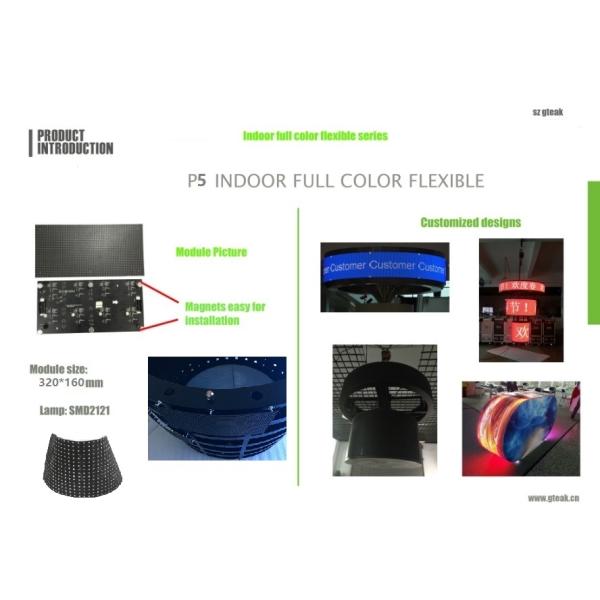 indoor rgb full color customized P2 P3 P4 P5 p6 flexible led display screen panel module price wholesale