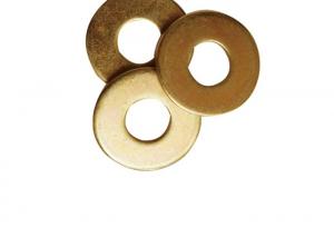 Wholesale Yellow DIN 9021 Metal Flat Washers / Standard Plain Washers High Tensile from china suppliers