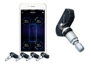 Wholesale 4 Internal Sensor Bluetooth Tire Pressure Monitoring System IP67 For Android Phones from china suppliers