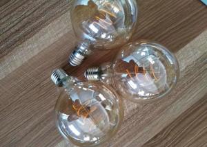 China G125 8w Led Filament Bulb Triac Dimmable 100lm / W Avoiding Short Circuit on sale