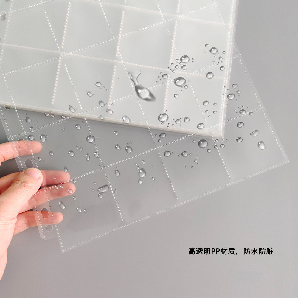 Waterproof Stamp Collection Binder Polypropylene Loose Leaf Album