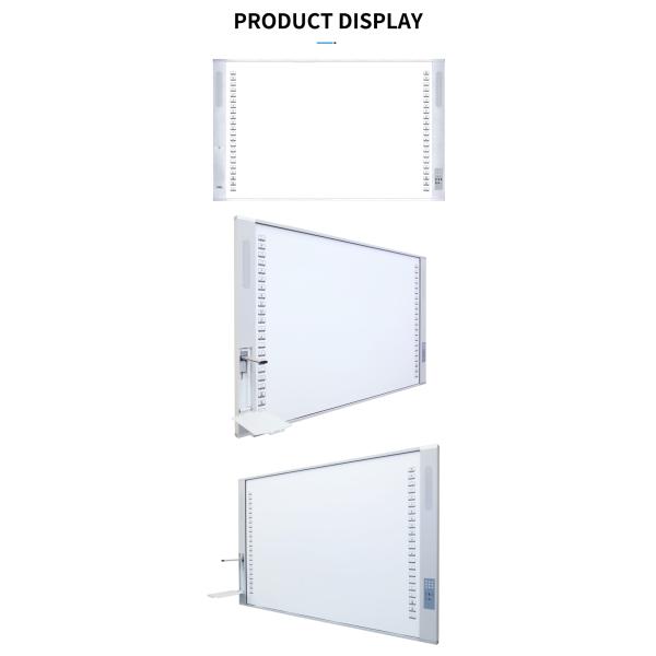 96 Inches Portable Interactive Whiteboard Smart Whiteboard With Laser Projector