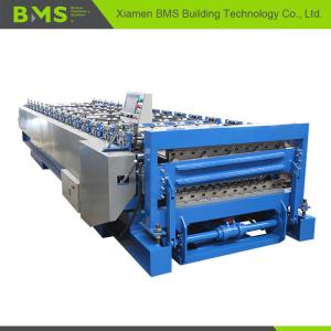 Wholesale Stable Double Layer Roll Forming Machine , Metal Roof Panel Roll Forming Line from china suppliers