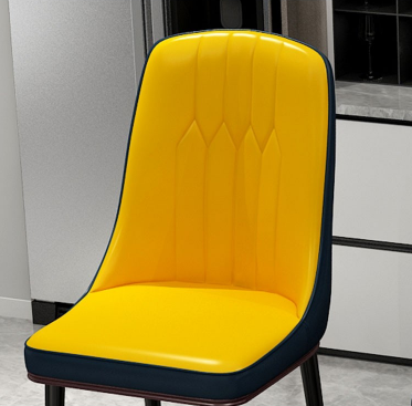 Nordic Tempered Glass Marble Pattern Dining Table Household