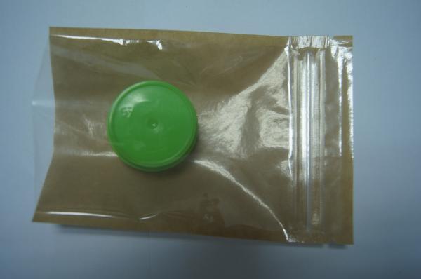 Quality Mini Zipper Food Bag Transparent Front Pet / Pe Anti Static Bag With Bottom Open for sale