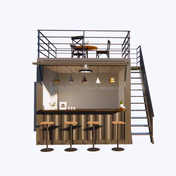 Modern Design Supermarket Mobile Container Coffee Bar Houses 10ft Mini Popup Shop