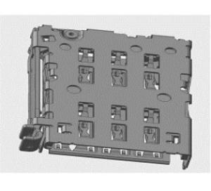 China 3000cycles Electronic Components Connectors Dual Nano Sim Card Connector ISO on sale