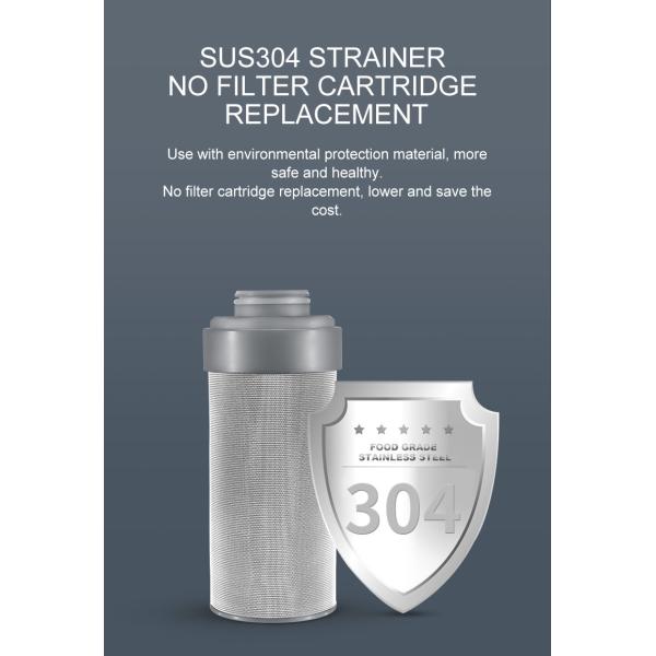 Under Sink Whole House Pre Filter 50 Micron Stainless Steel Meshes 2000L/H