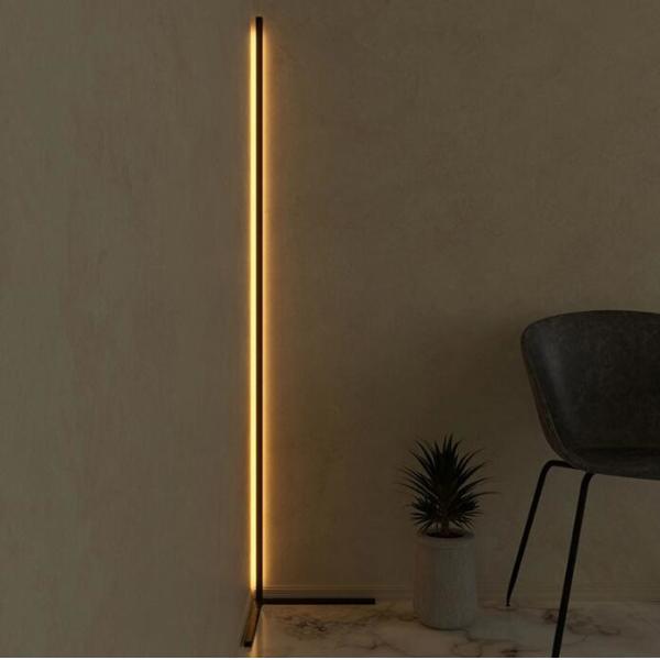 140cm Warm White Linear Led Floor Lamp European Style For Home Decor