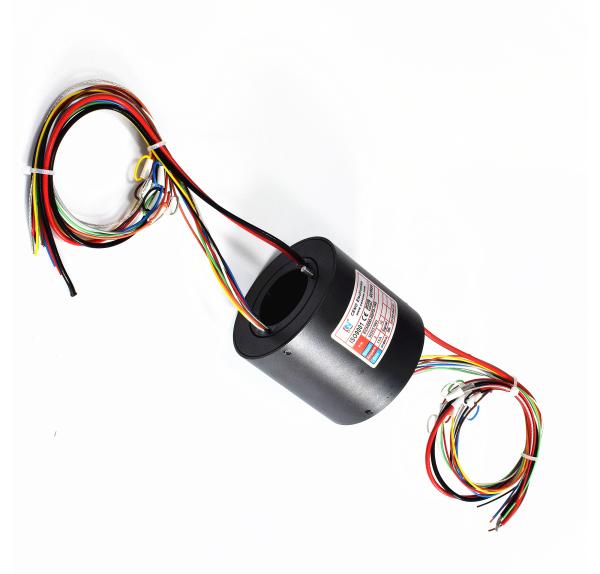 Quality Hybrid Industrial Slip Ring Transmit Power / Signal High Insulation Resistant for sale