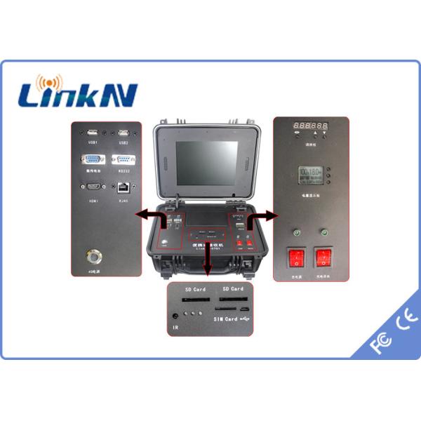 IP65 Portable COFDM Video Receiver 4G & WIFI Integrated AES256 Encryption